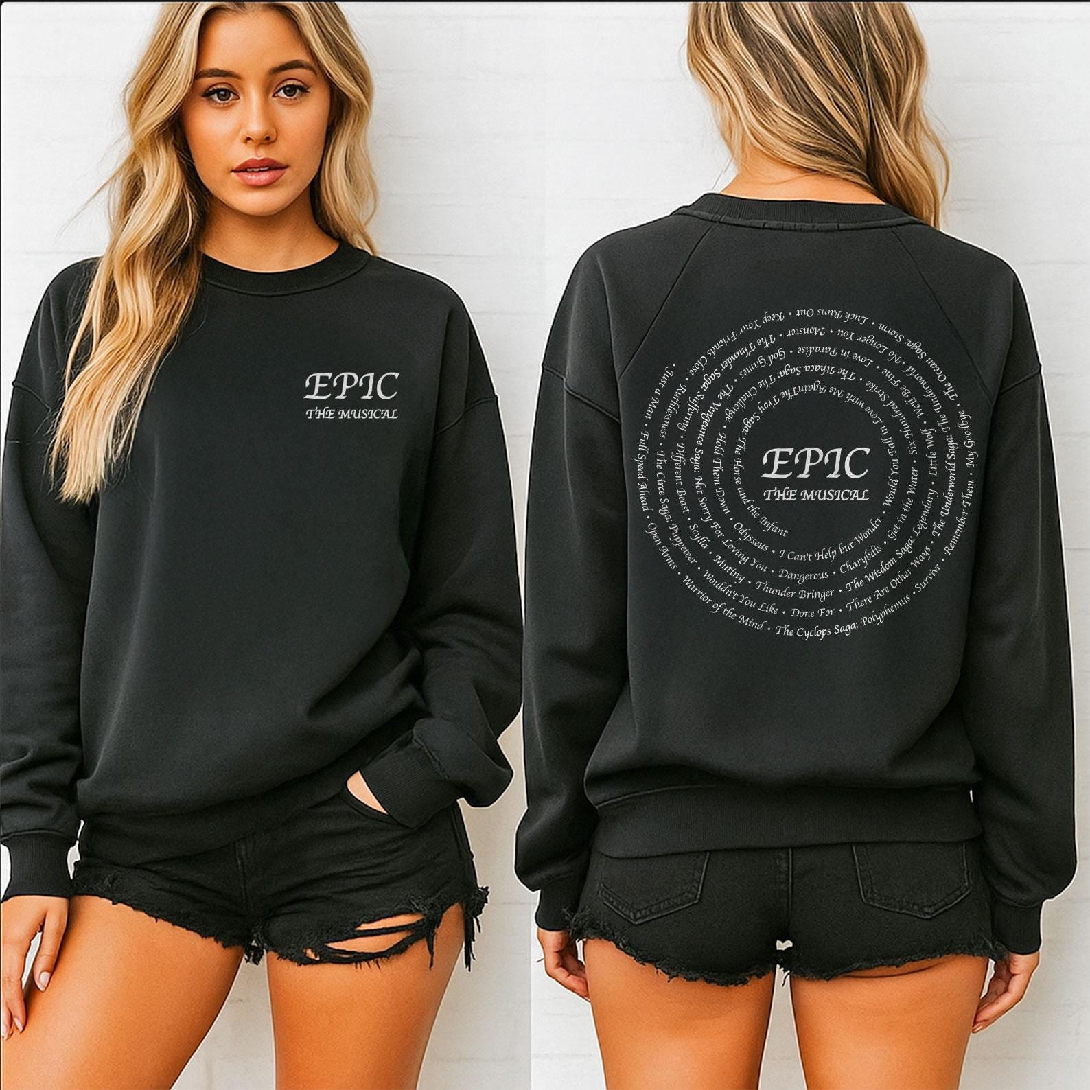 EPIC Musical Comfort Colors Shirt: Greek Mythology Theatre Hoodie