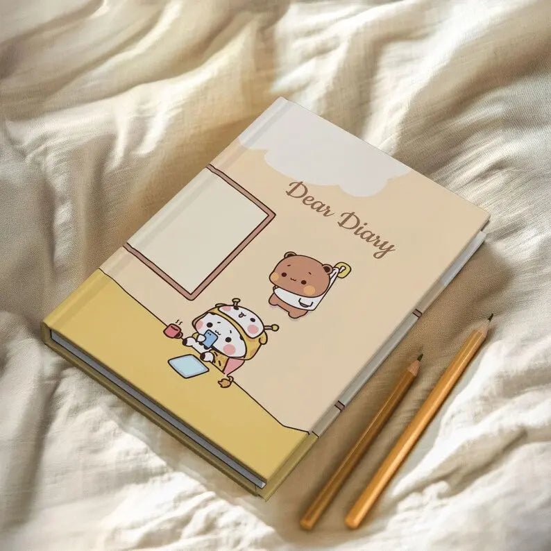 Bubu Dudu Journal, Kawaii Couple Notebook - Texalse