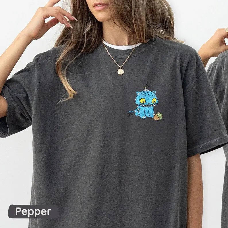 Embroidery Derpy and Sussie Shirt, KPOP Tiger Sweatshirt - Texalse